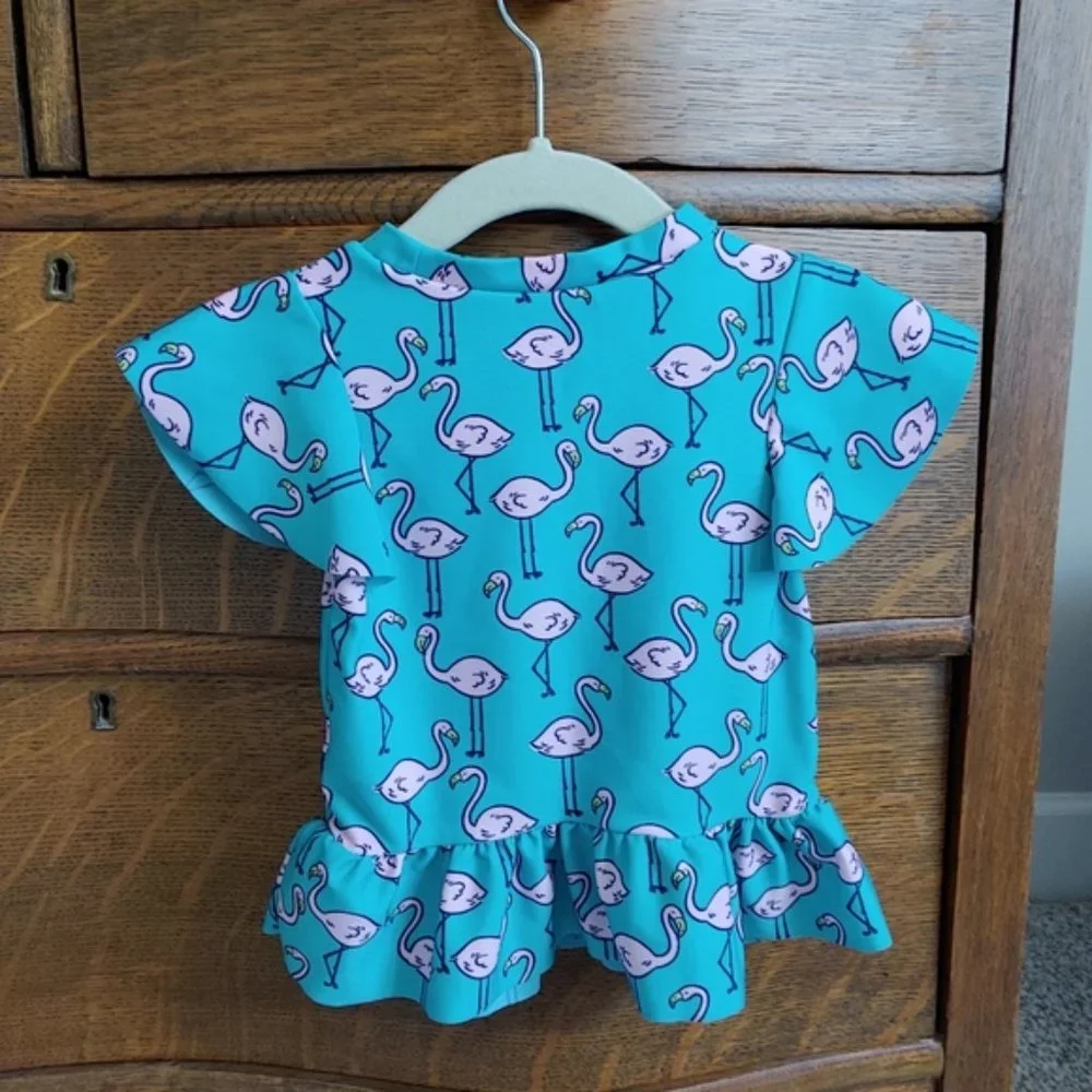 ⭐ iPlay swim diaper & flamingo 🦩 swim top 18m